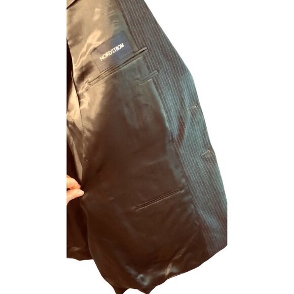 Burberry London Vintage mens jacket pin stripe 2 button fasten excellent - Picture 10 of 10